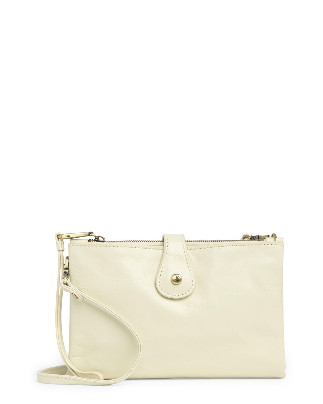 Hobo International Reveal Leather & Suede Crossbody Bag In Latte At