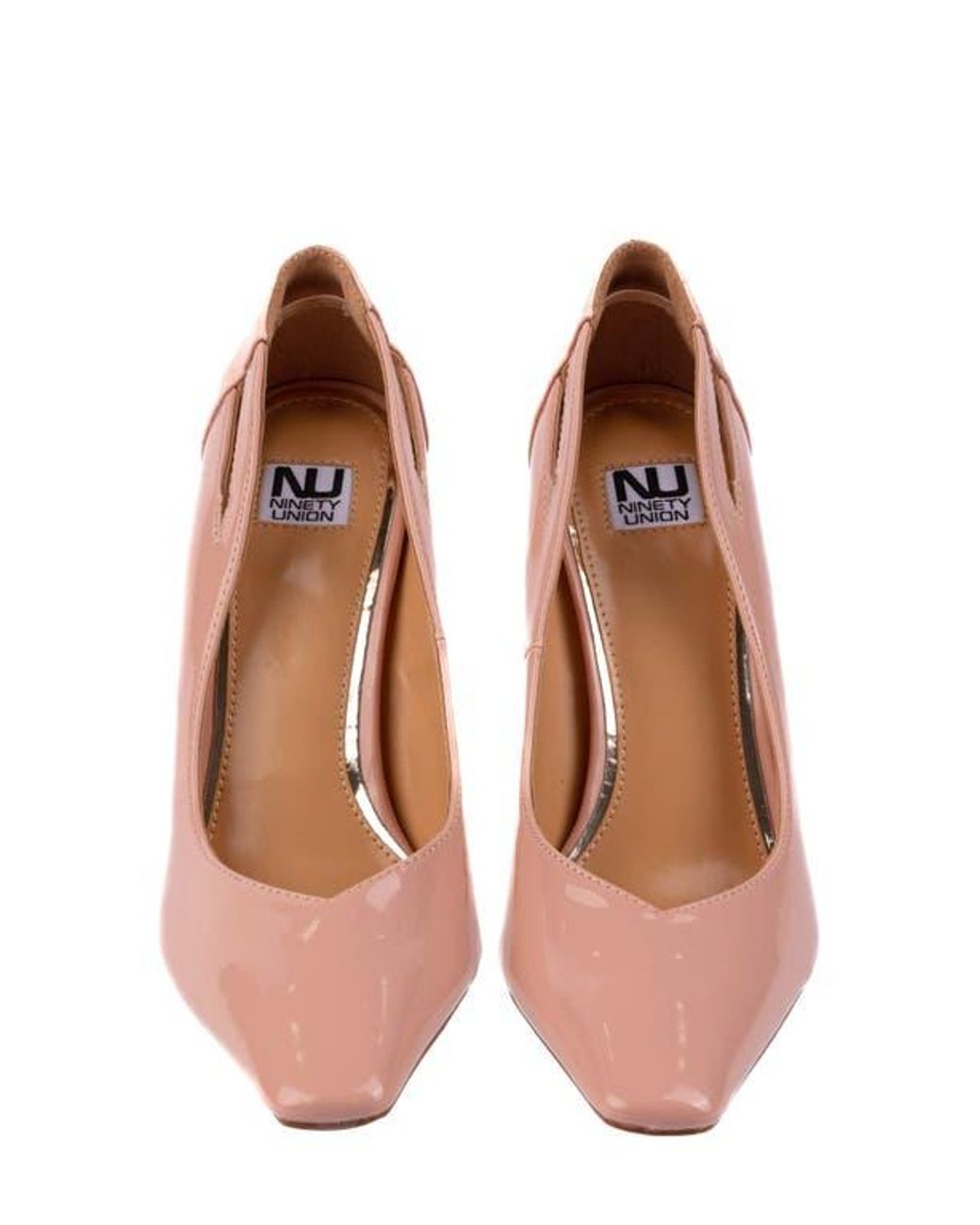 Ninety Union Brown Viper Block Heel Pump