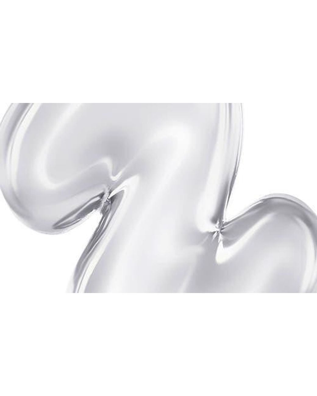 Simona White Bubble Initial Pendant Necklace