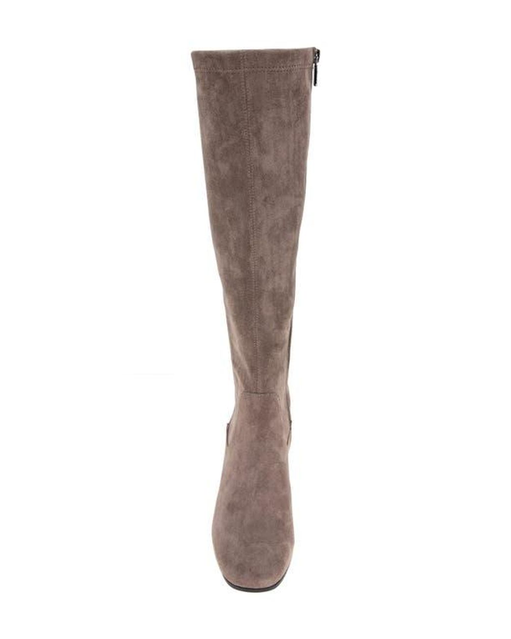 Kenneth Cole Brown Rida Stretch Knee High Boot