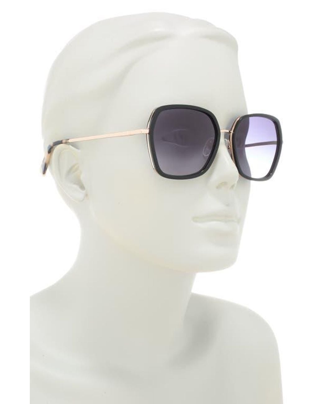 Ted Baker Purple 56Mm Square Sunglasses