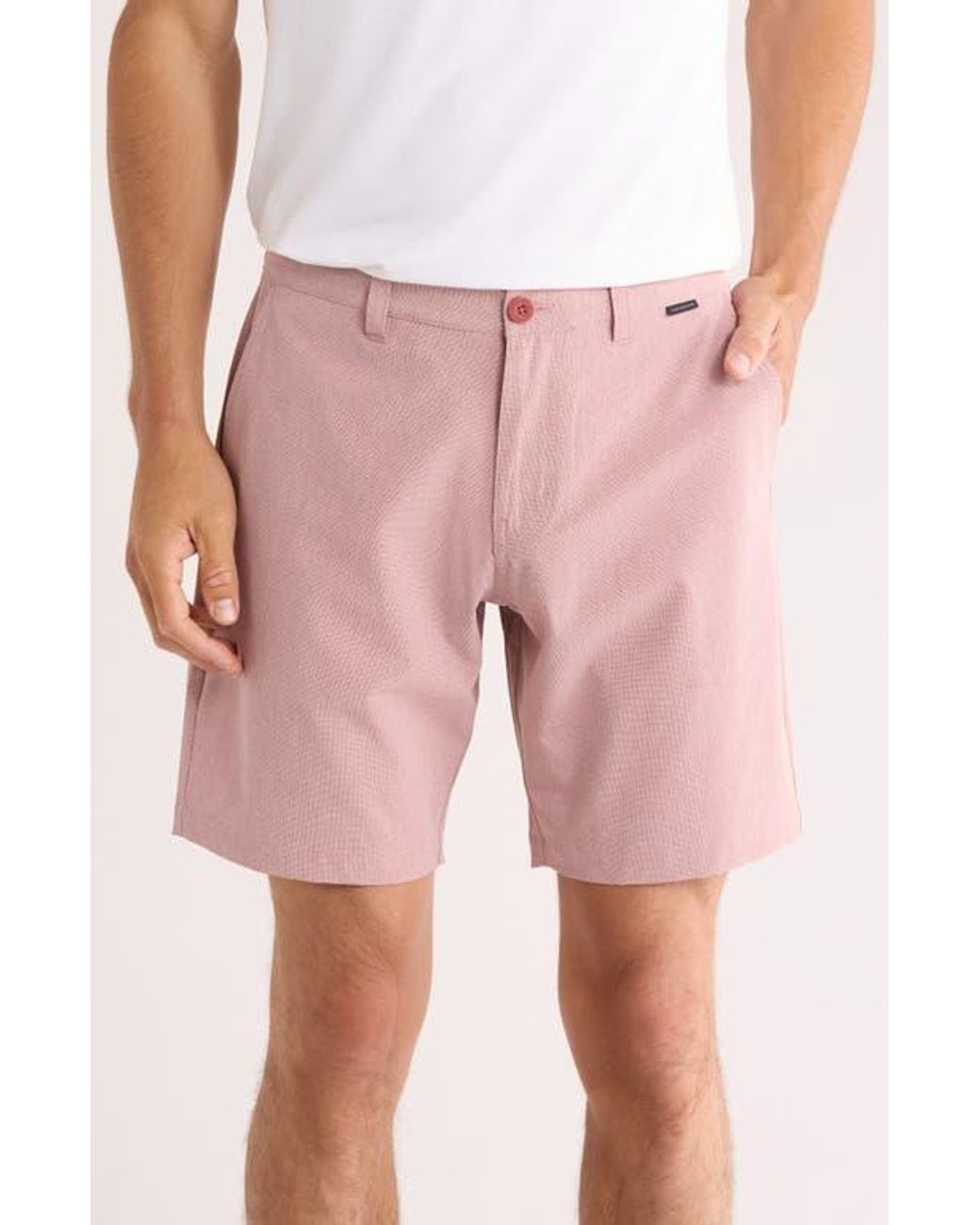 Travis Mathew Pink Waylay Shorts for men