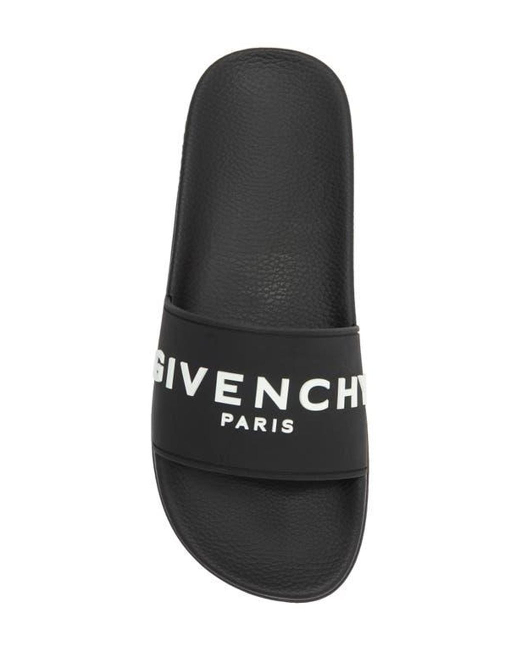 Givenchy Black Logo Slide Sandal for men