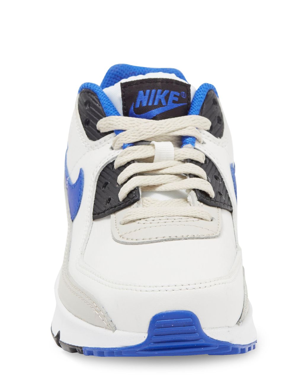 Nike Kids' Air Max 90 Ltr Sneaker In White/blue/bone/black At Nordstrom ...