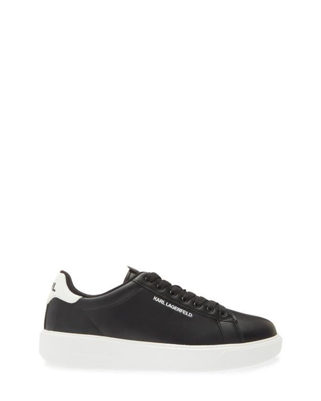 Karl Lagerfeld Blue Plain Toe Sneaker for men