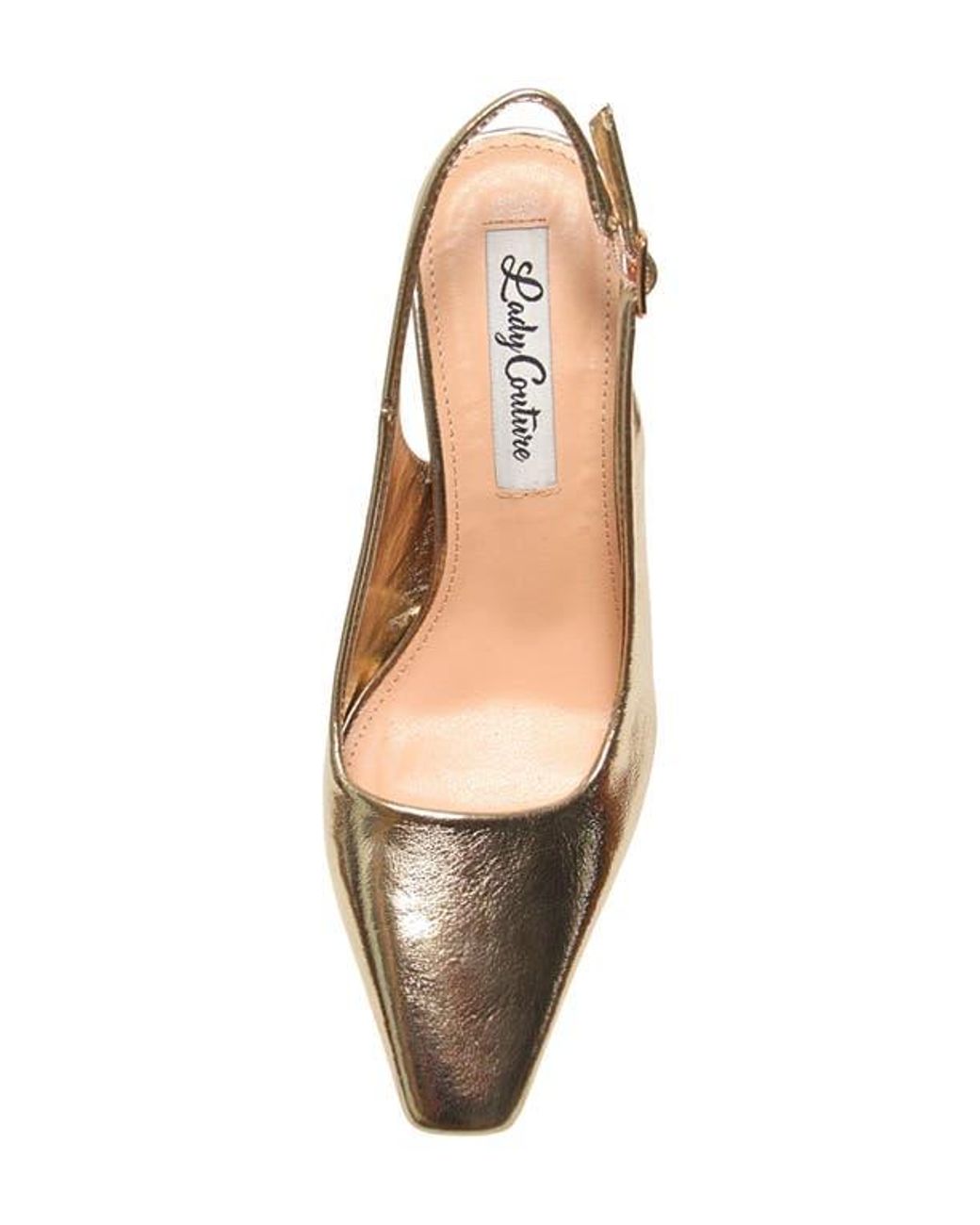 Lady Couture Metallic Mistic Slingback Pump