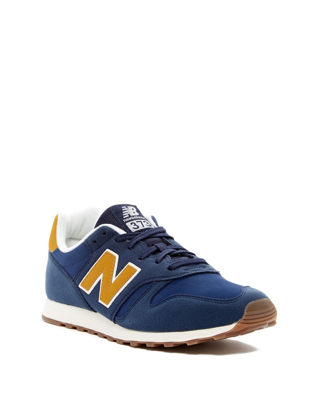 New Balance Ml373 Classic Sneaker - Wide Width Available in Blue-Yellow  (Blue) for Men | Lyst