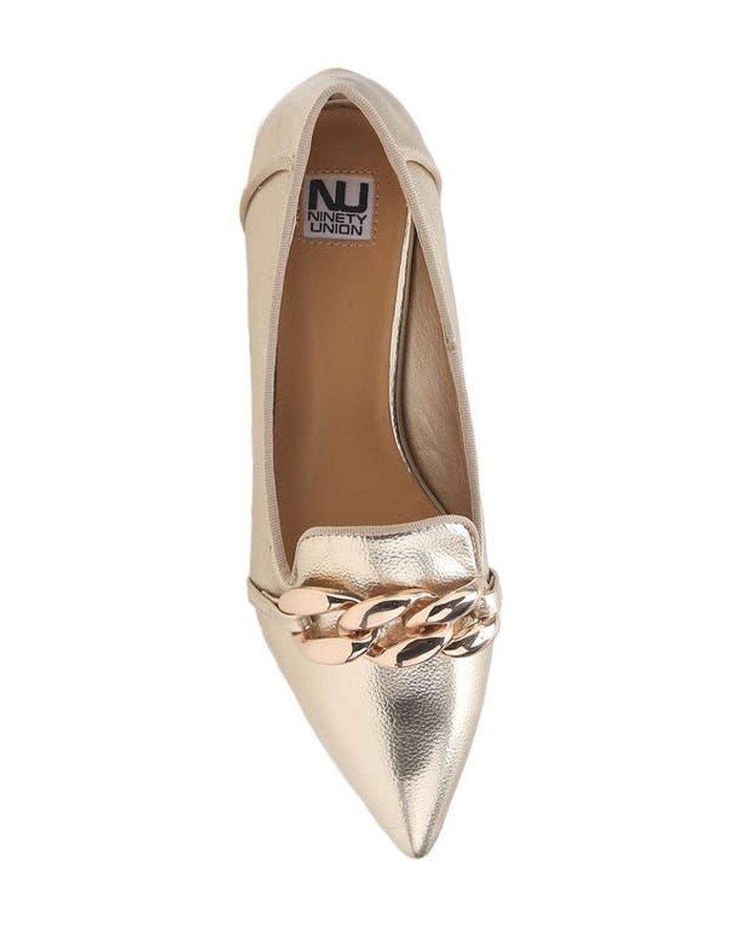 Ninety Union Natural Mira Pointed Toe Flat