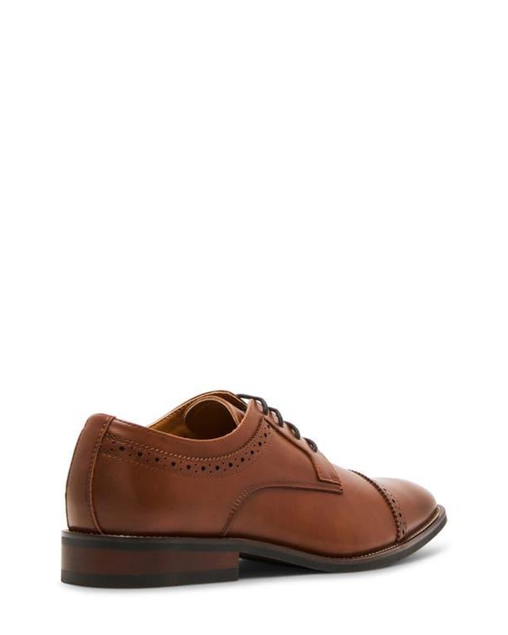 Steve Madden Brown Puntic Cap Toe Derby for men
