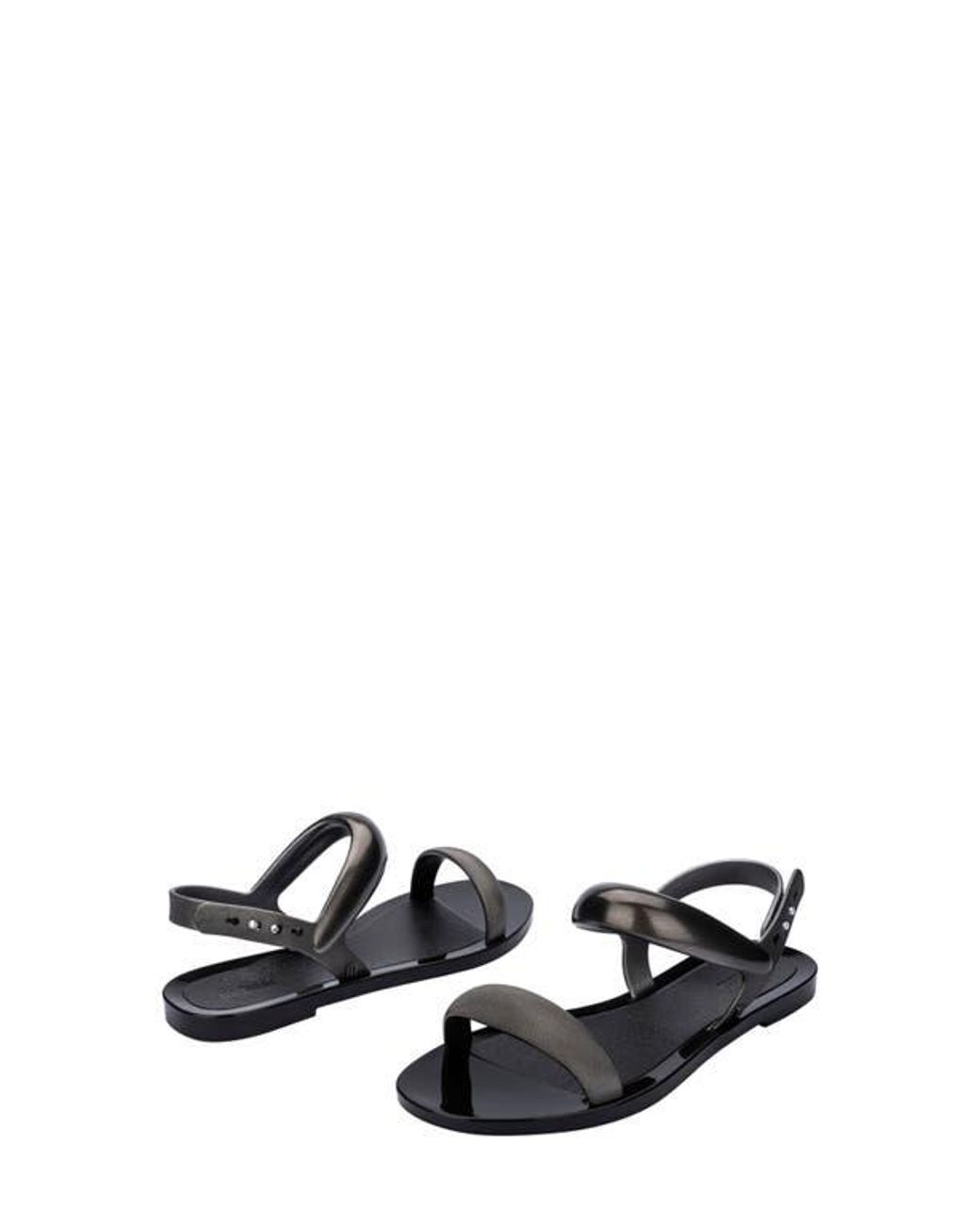 Melissa Black Eclipse Slingback Sandal