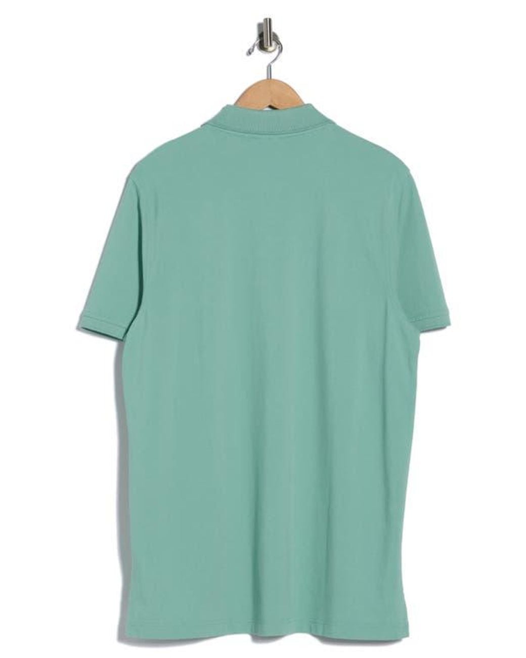 Brooks Brothers Green Slim Fit Solid Cotton Piqué Polo for men