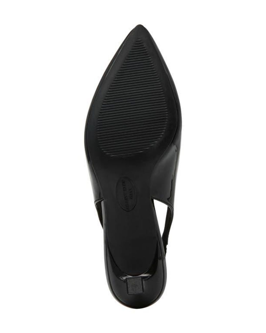 Anne Klein Black Izanda Pointed Toe Slingback Pump