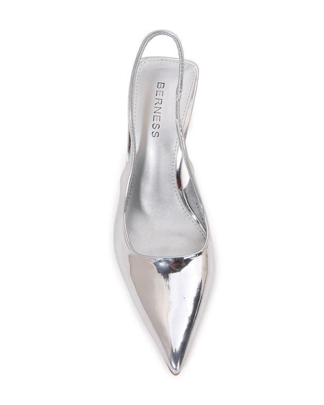 BERNESS White Cassia Slingback Pump