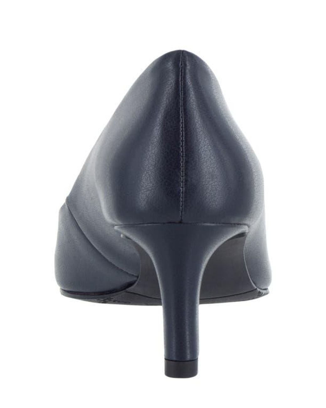 Easy Street Blue Patent Pointed-Toe Pumps
