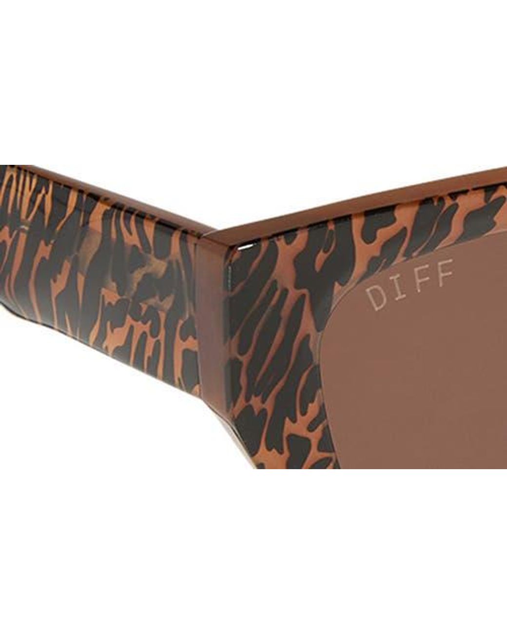 DIFF Brown Evie 54Mm Cat Eye Sunglasses
