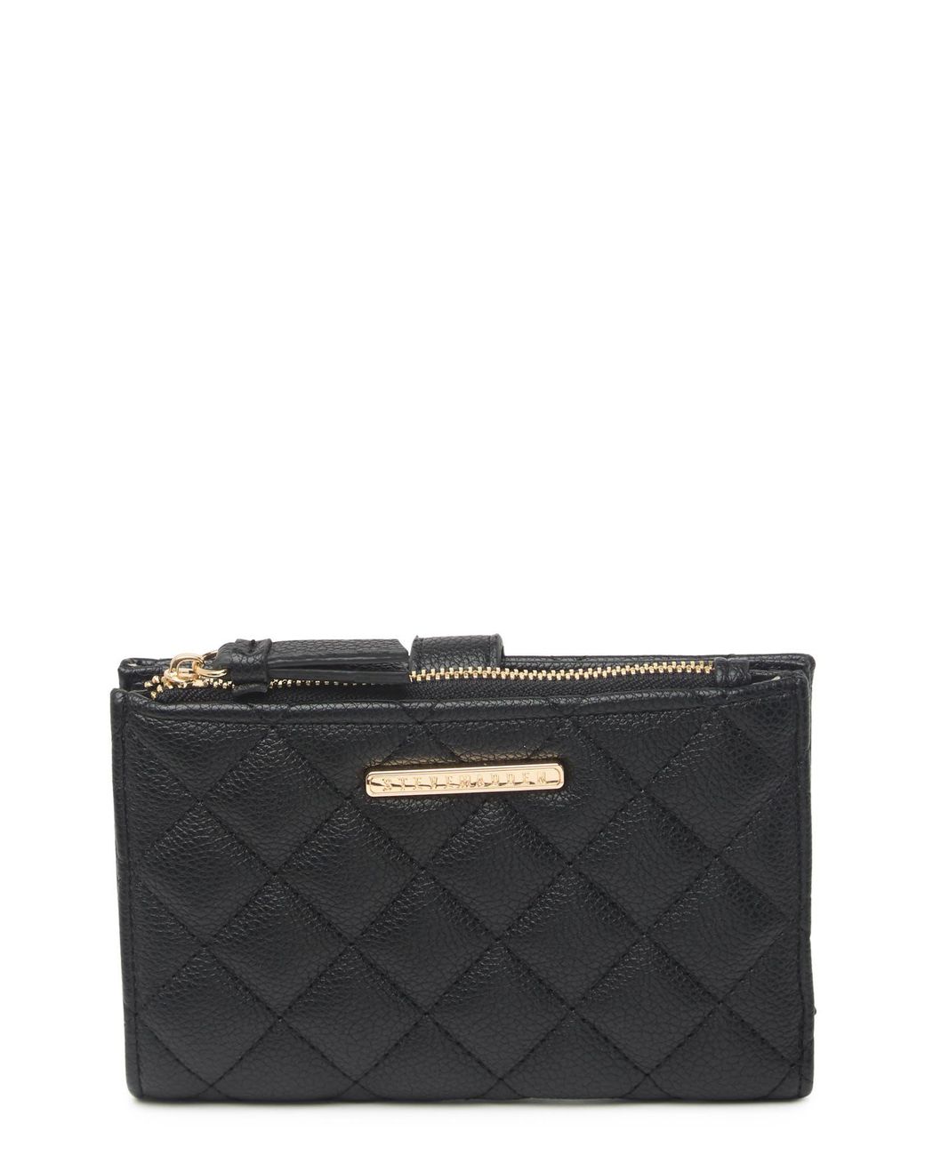 Steve Madden Medium Quilted Bifold Wallet In Black At Nordstrom Rack for Men Lyst