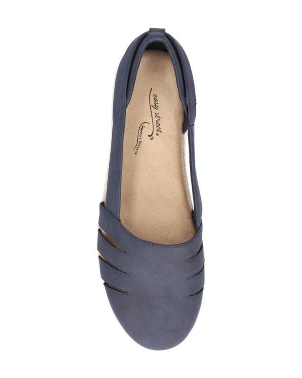 Easy Street Blue Bugsy Platform Sandal