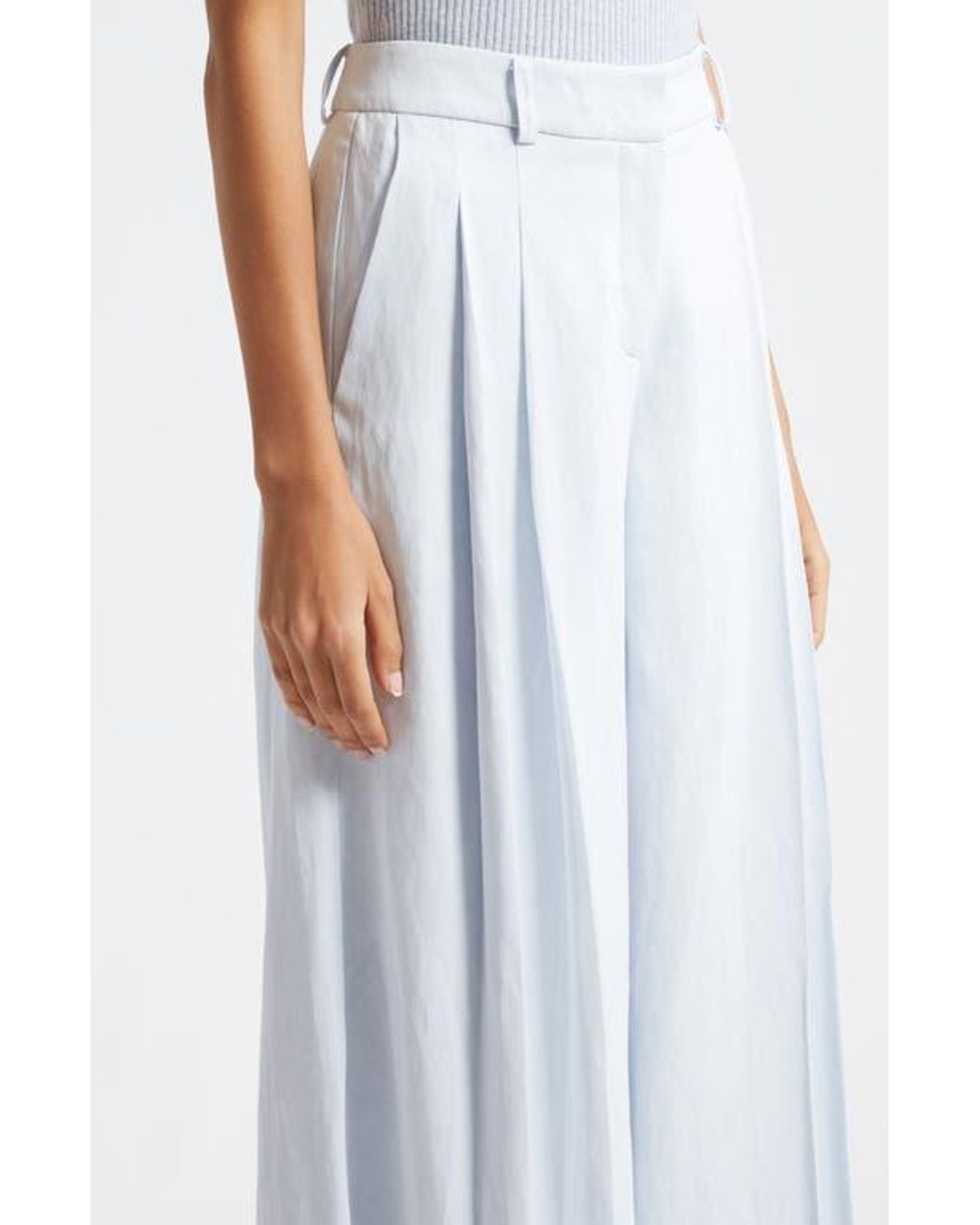 Twp Blue New Didi Wide Leg Pants