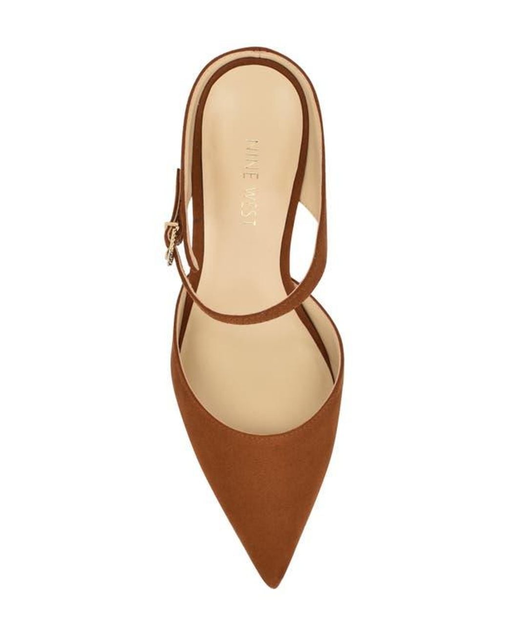 Nine West Brown Dakka Pointed Toe Pump