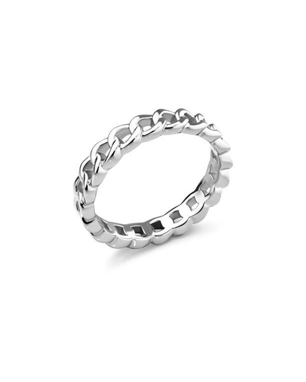DEVATA Metallic Curb Chain Ring