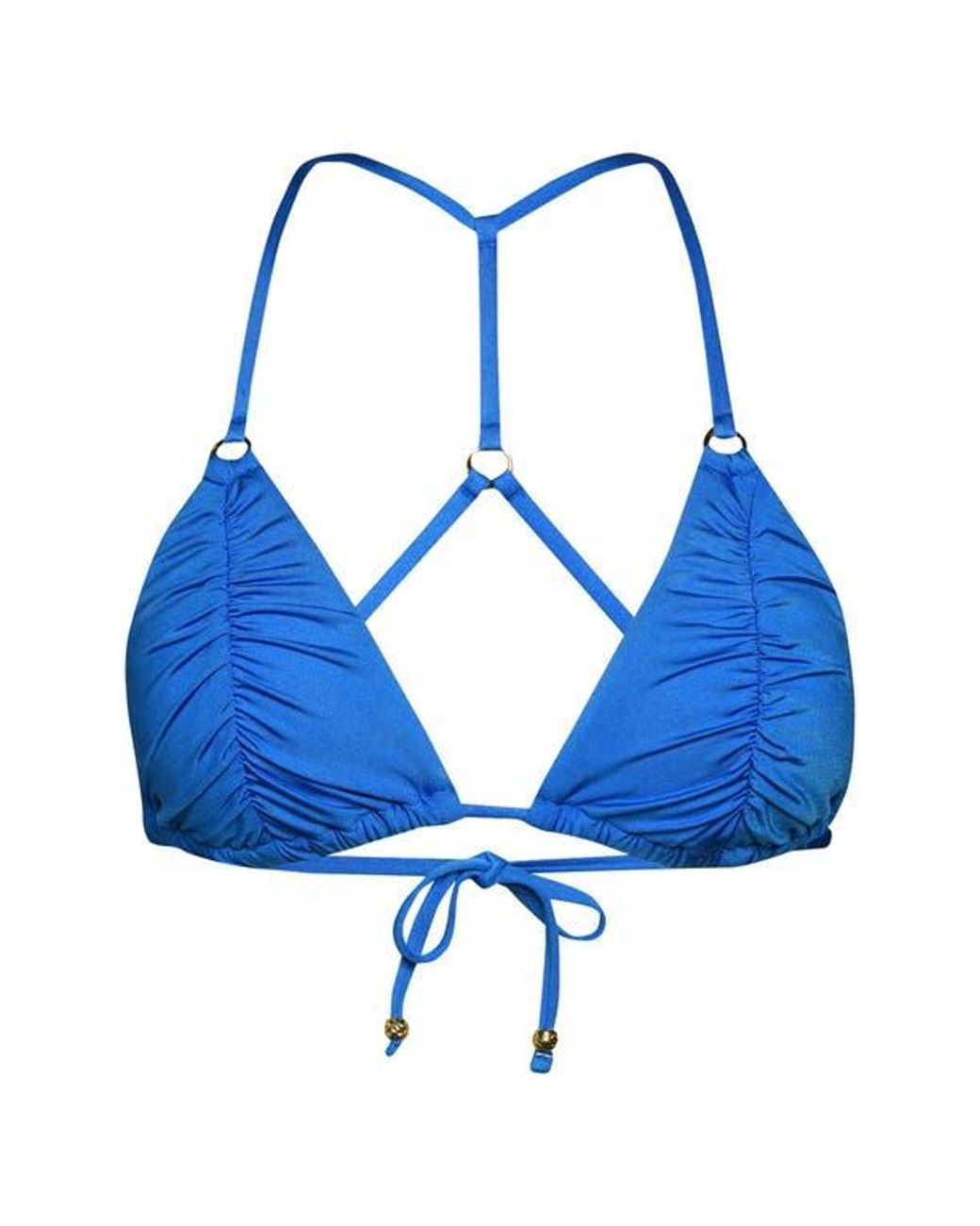Sunshine 79 Blue Triangle Slider Bikini Top