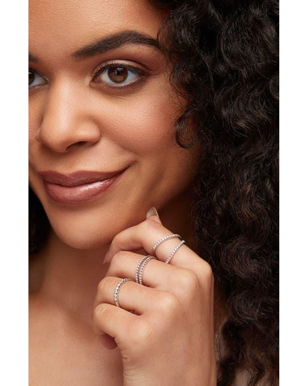 Bony Levy Multicolor Diamond Statement Stack Ring