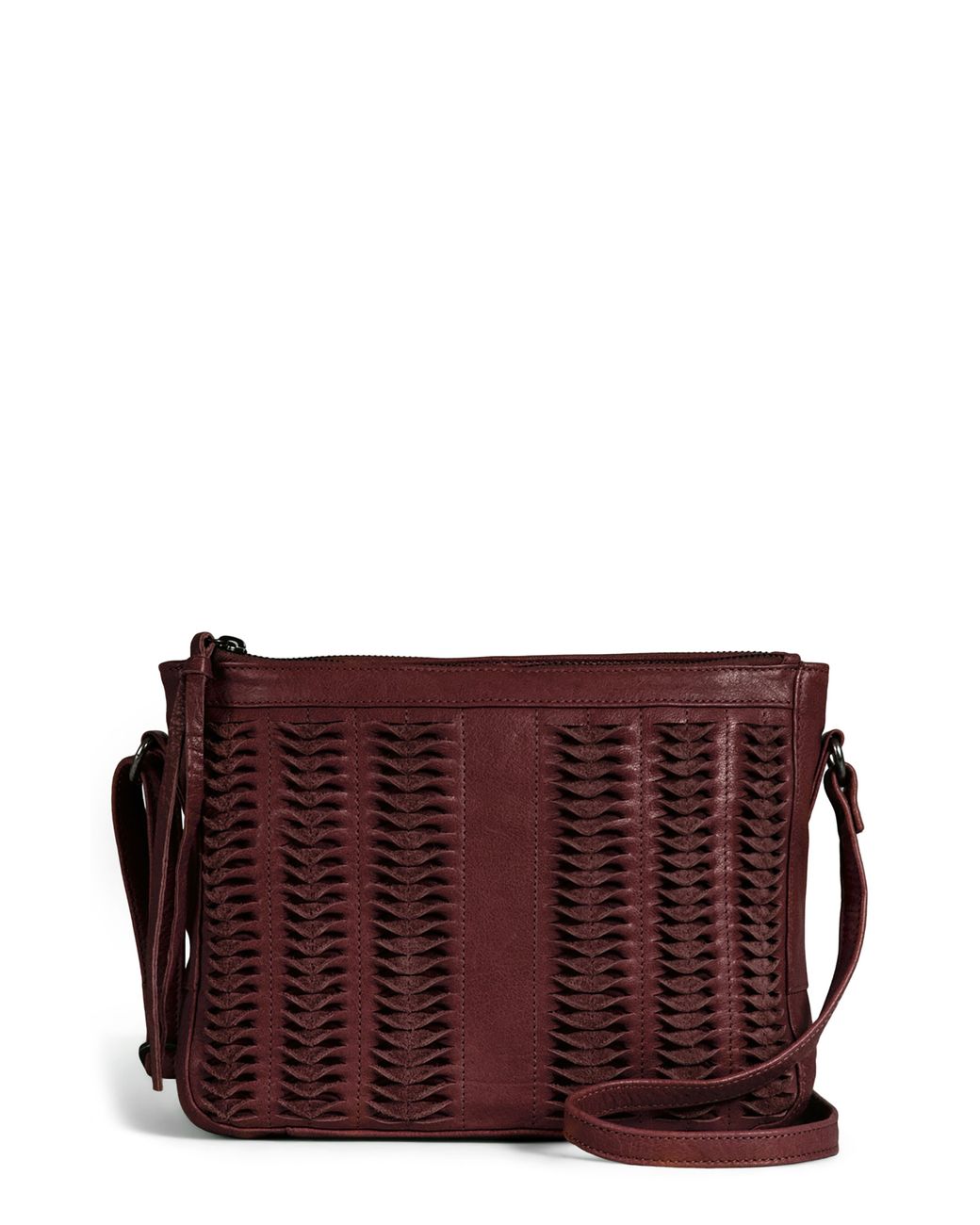 Day & Mood Hope Woven Crossbody Bag In Bordeaux At Nordstrom Rack in Purple  for Men | Lyst