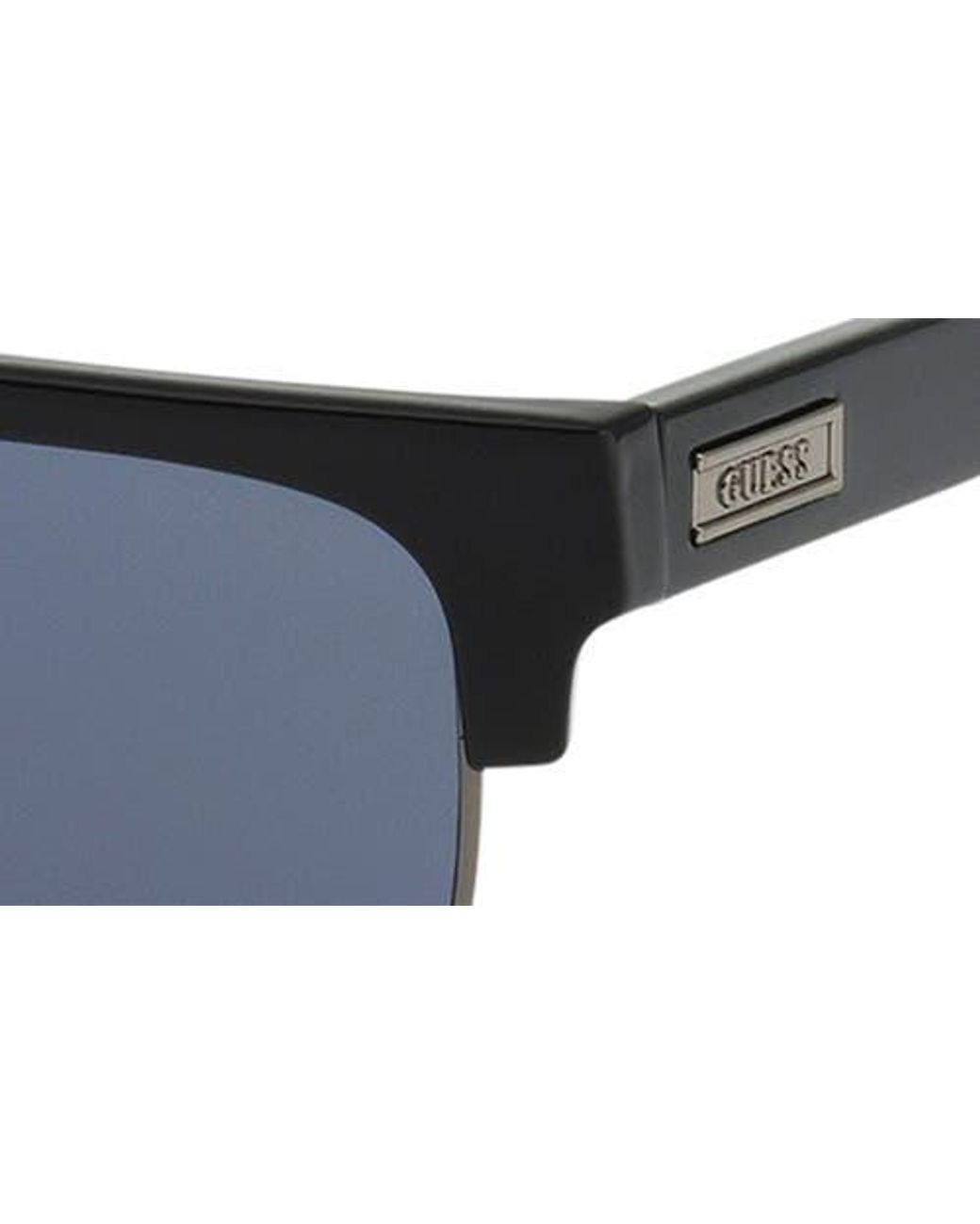Guess Blue 56Mm Square Sunglasses