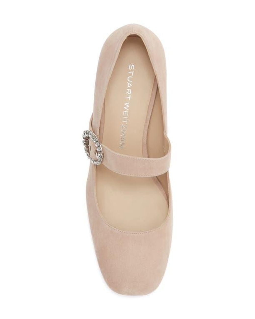 Stuart Weitzman Natural Sloane Mary Jane Pump