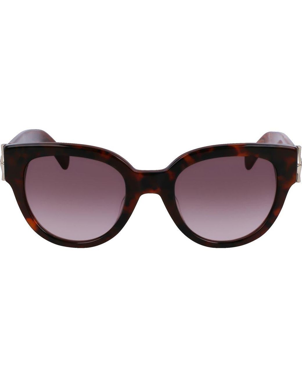 Longchamp Brown 52Mm Gradient Tea Cup Sunglasses