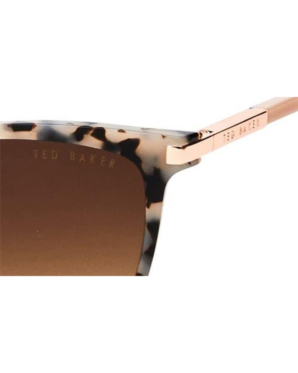 Ted Baker Brown 56Mm Gradient Cat Eye Sunglasses