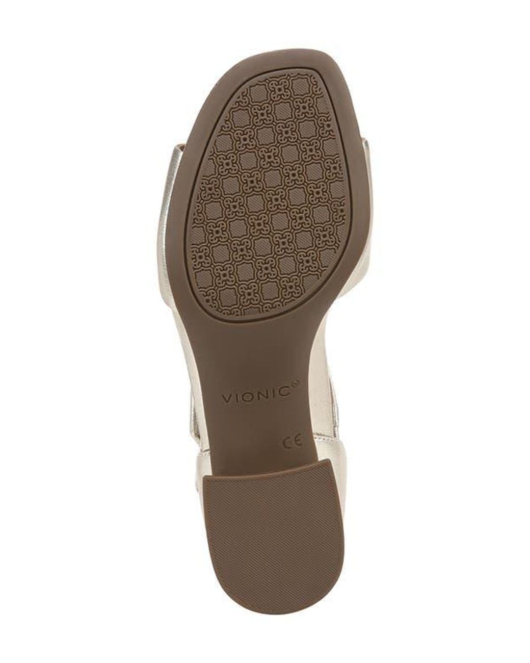 Vionic White Chardonnay Block Heel Sandal