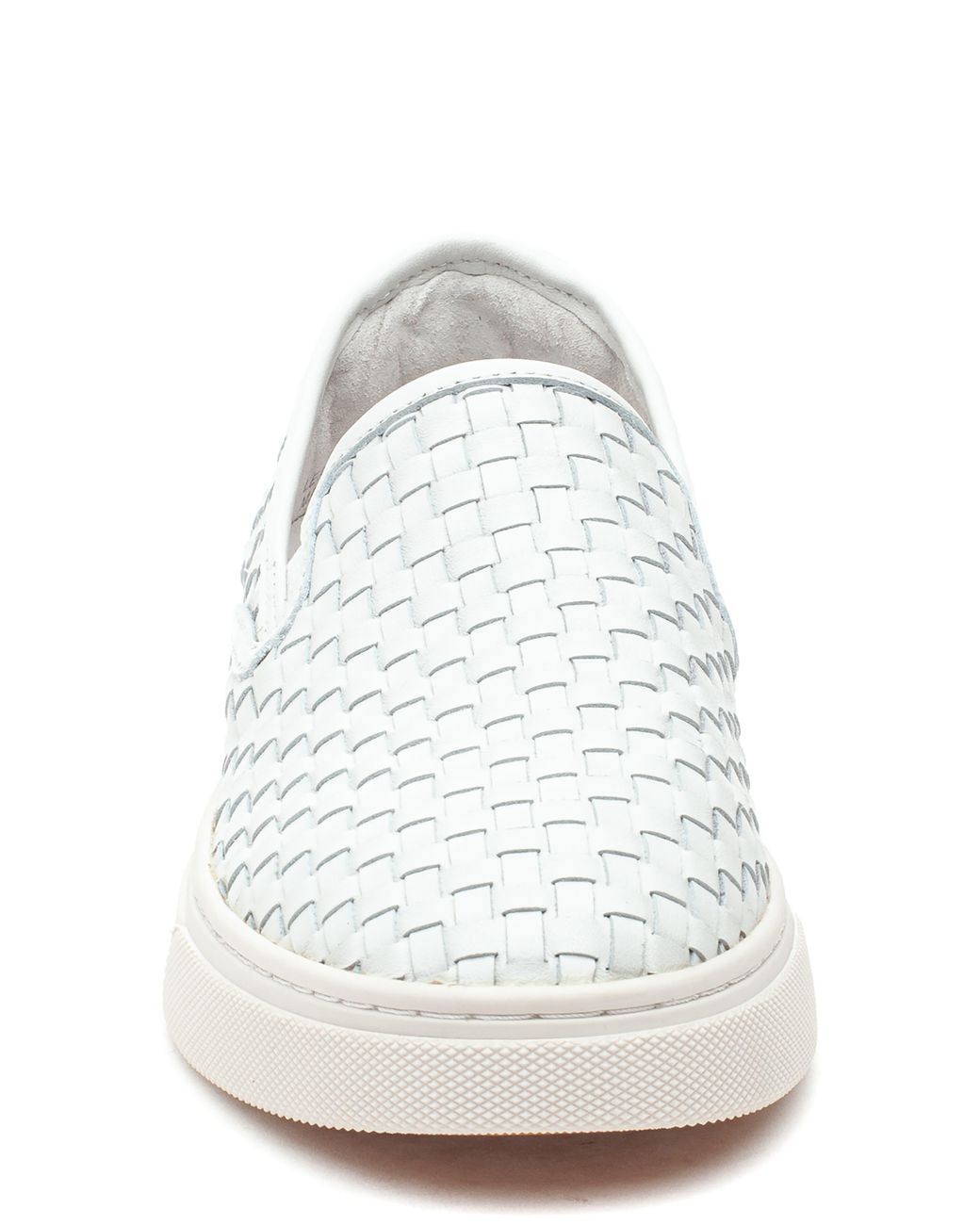 J/Slides Jslides Justine Woven Platform Sneaker In White Leather At Nordstrom Rack Lyst