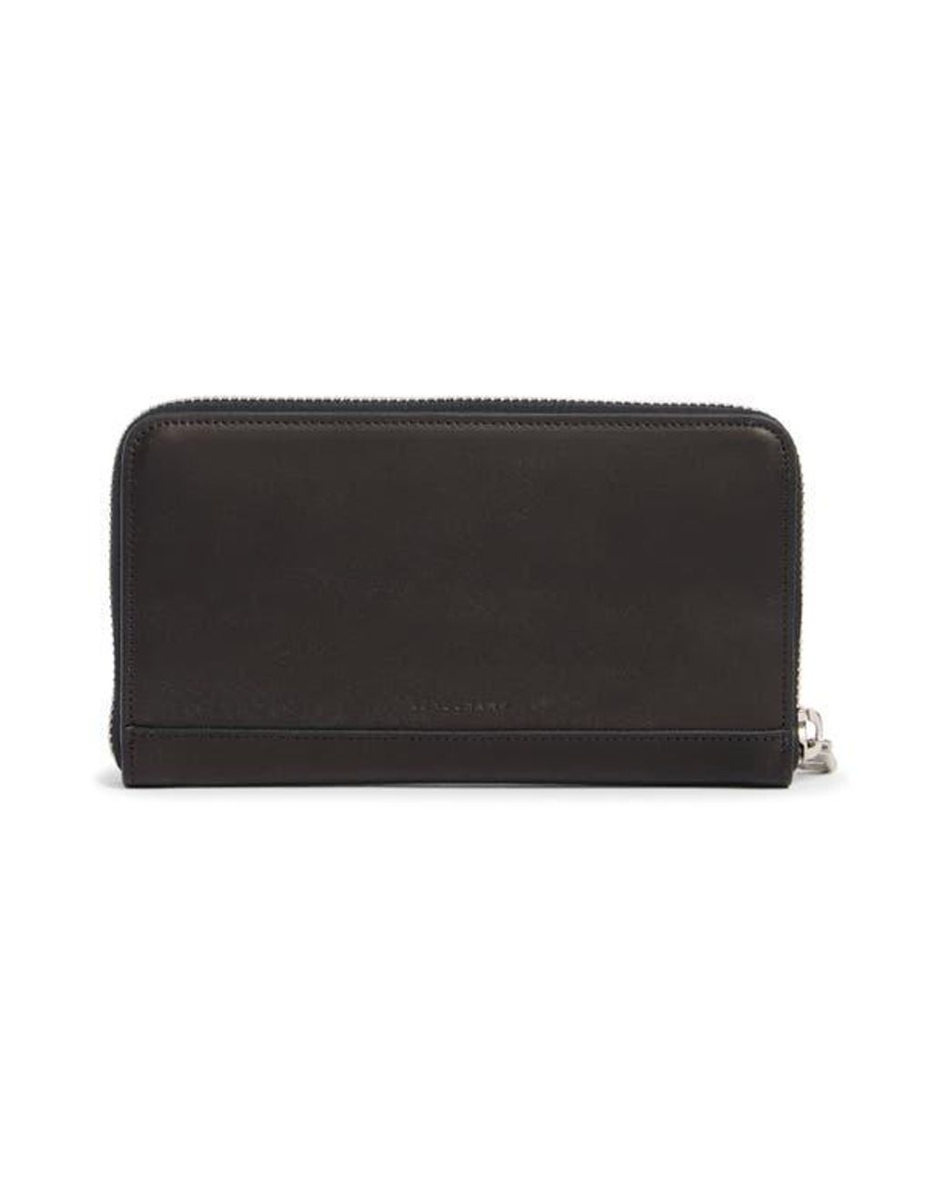 Longchamp Black Heritage Zip Around Wallet