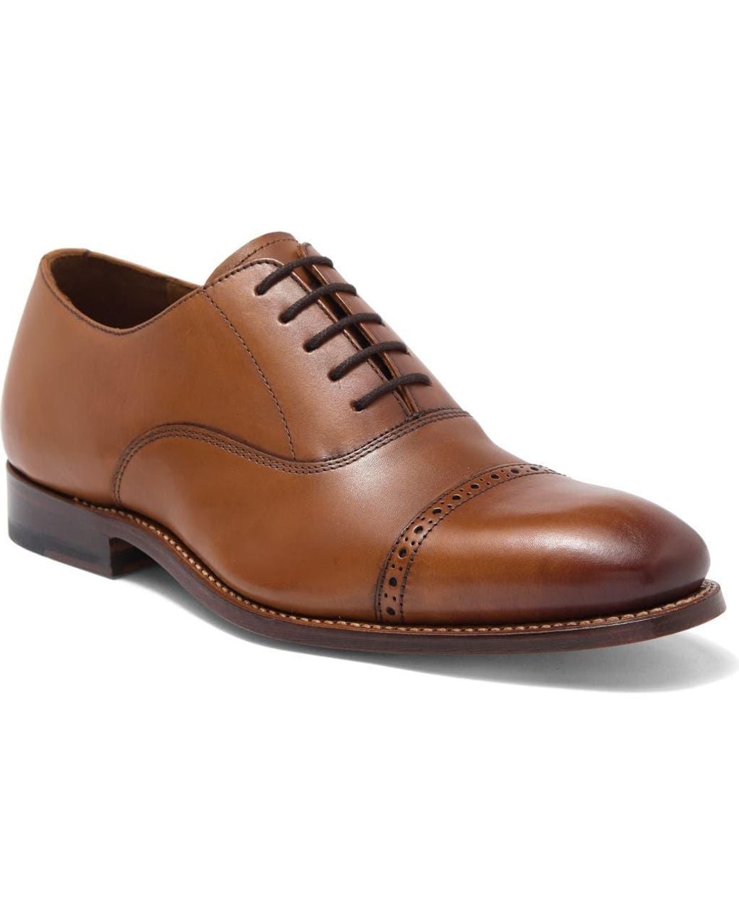 Allen Edmonds Brady Cap Toe Oxford in Brown for Men | Lyst