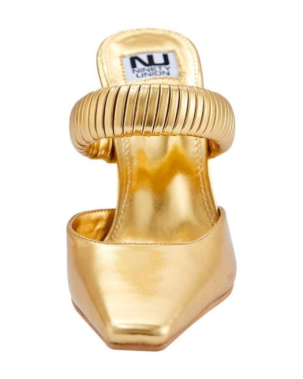 Ninety Union Metallic Luna Mule Pump