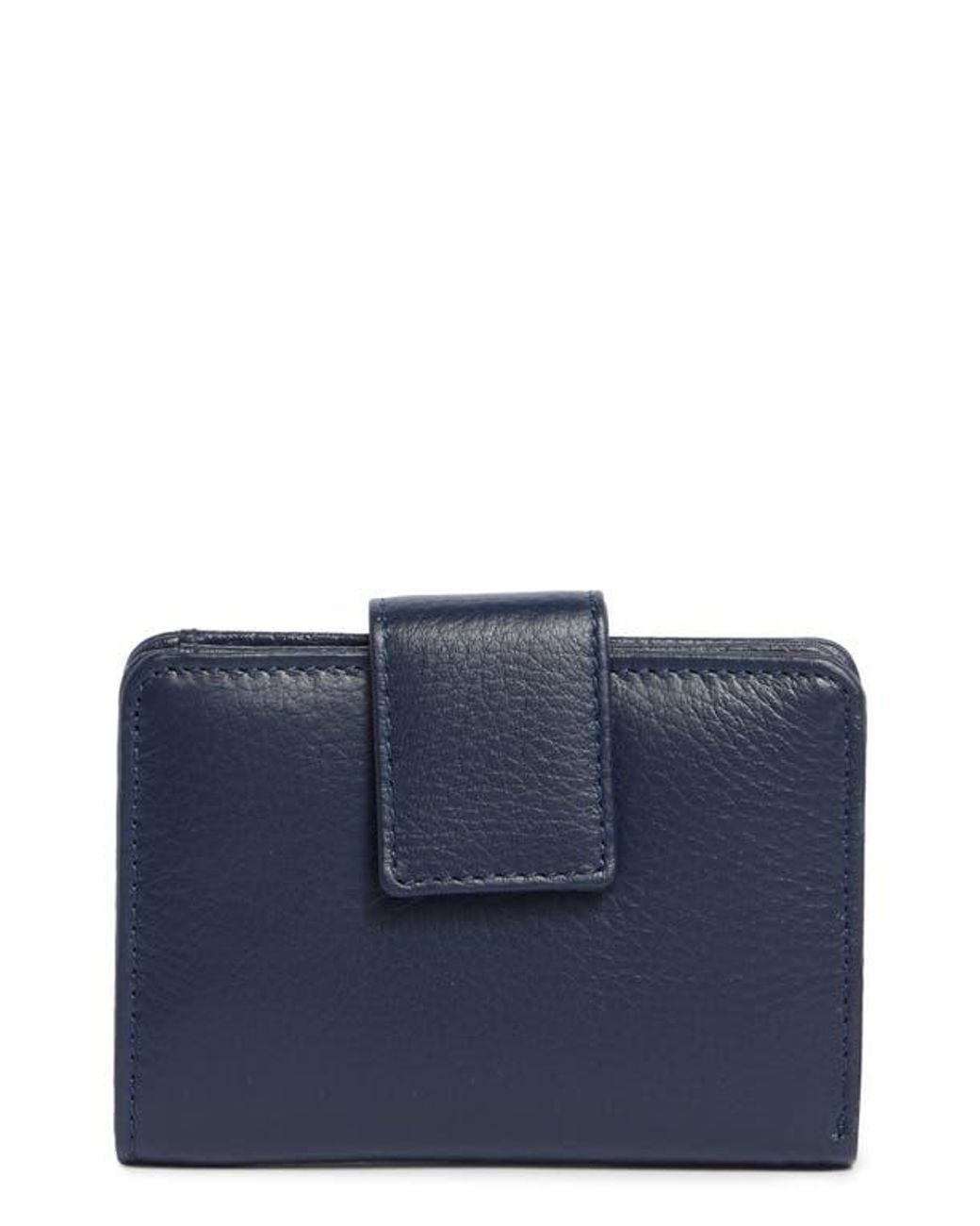 MUNDI SMALL LEATHER GOODS Blue Pixie Leather Card Case