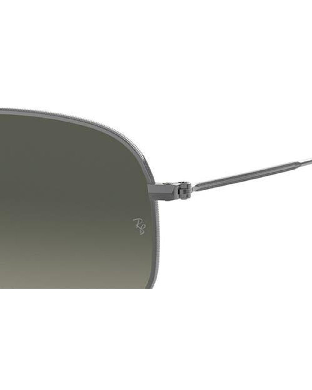 Ray-Ban Gray 48Mm Gradient Small Irregular Sunglasses