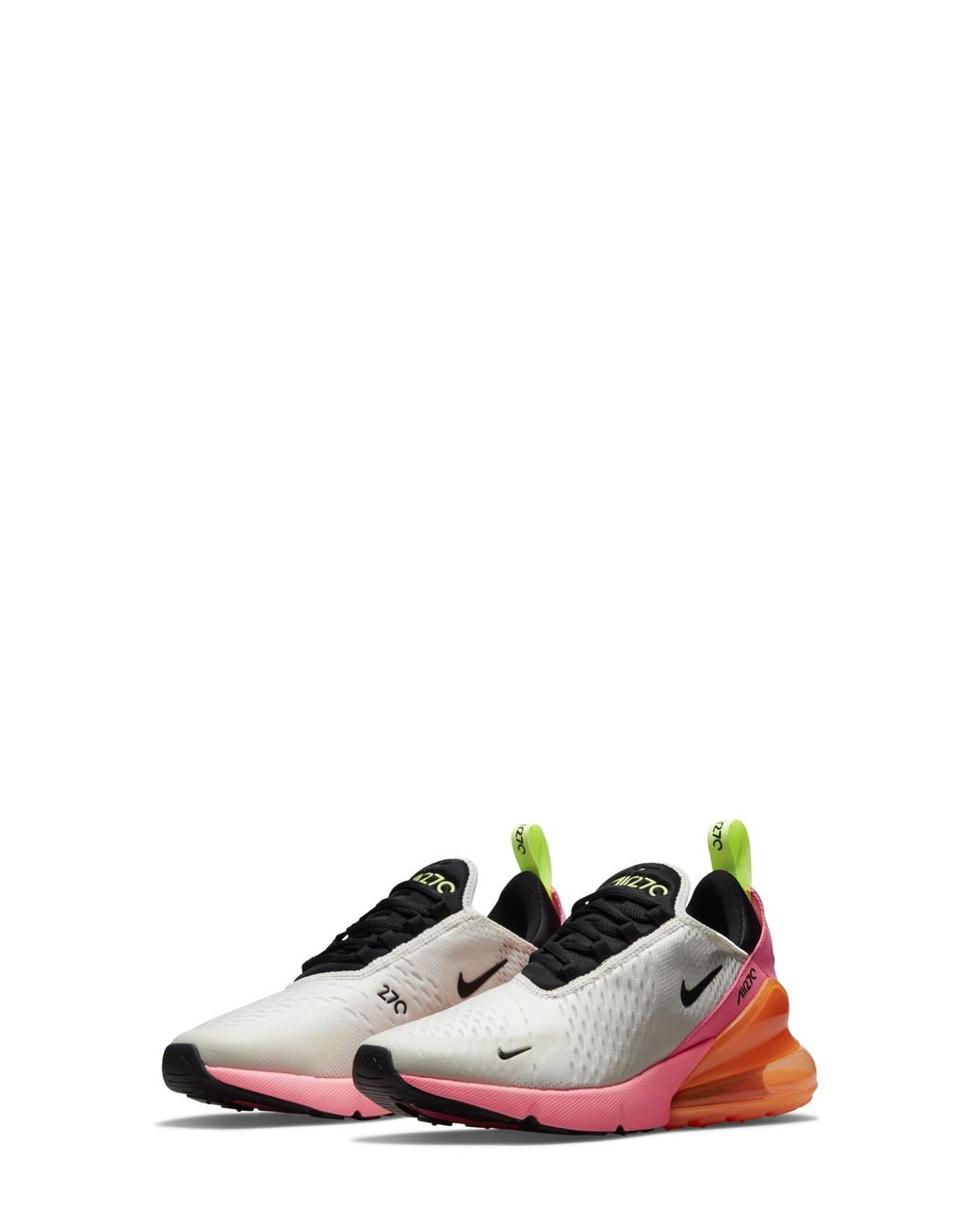 Nike Air Max 270 Sneaker In White/black/sunset Pulse At Nordstrom Rack |  Lyst