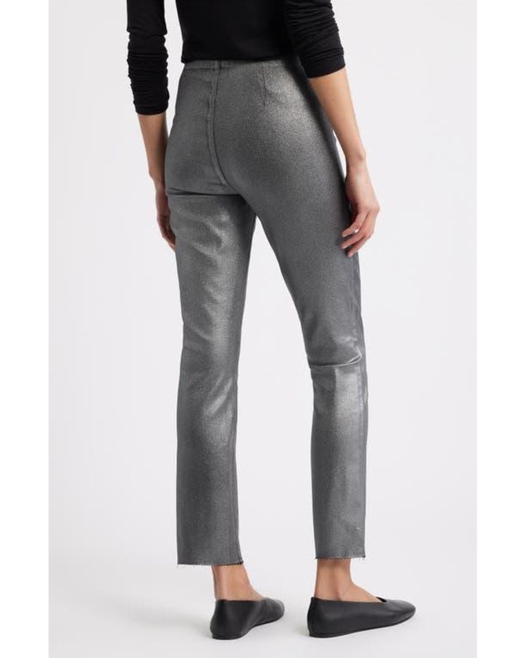 Frank & Eileen Black Derry Illusion Pull-On Pants