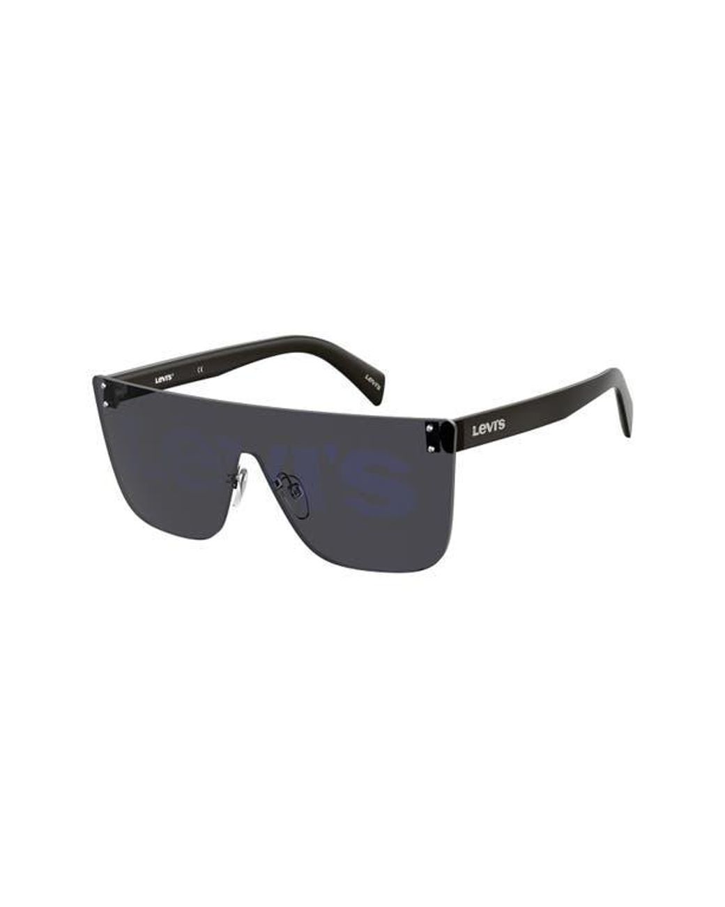 Levi's Blue 99Mm Shield Sunglasses