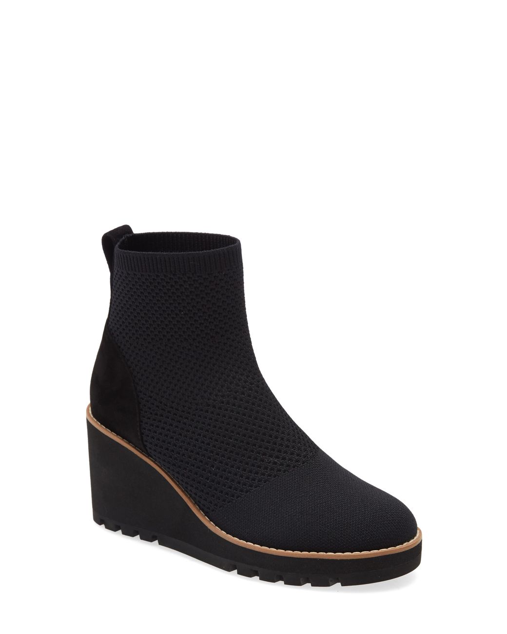Eileen Fisher Amos Knit Wedge Bootie In 