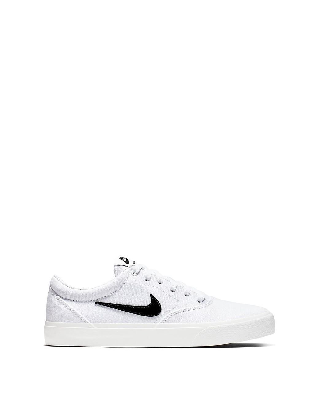 de ober ouder peddelen Nike Sb Charge Slr Sneaker in White for Men | Lyst