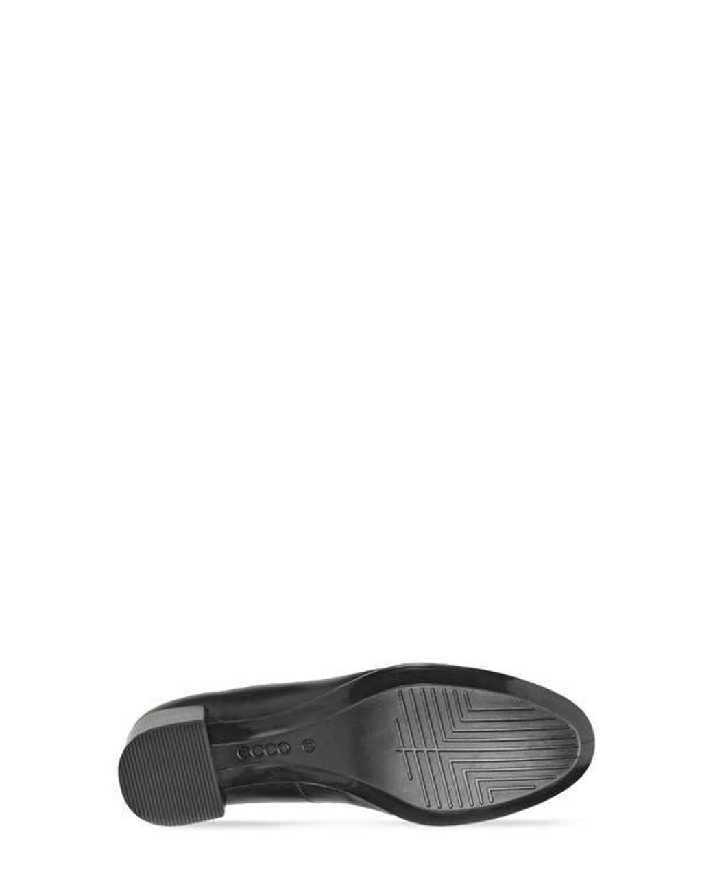Ecco Black Block Heel Pump