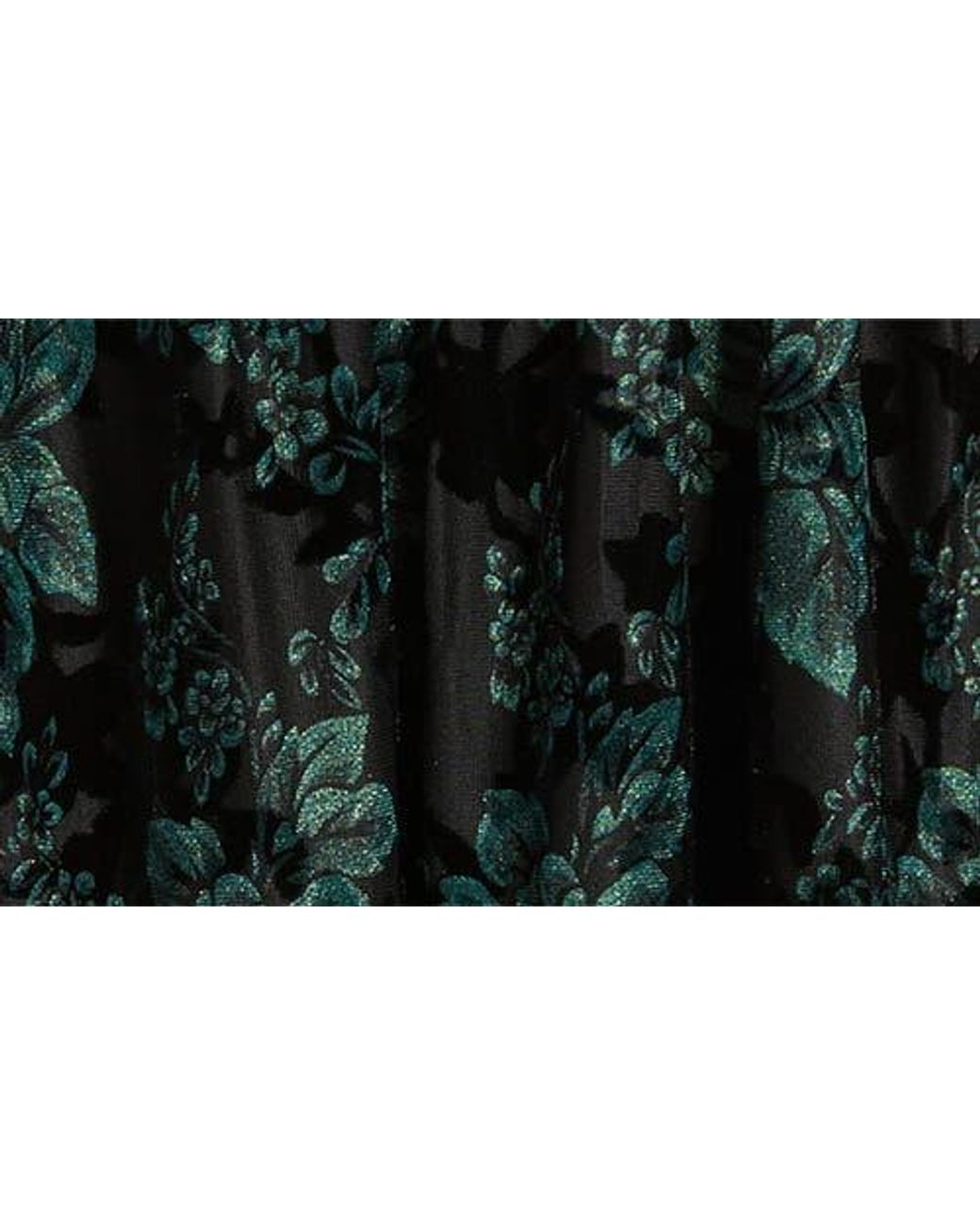 Eliza J Velvet Floral Long Sleeve Dress in Black | Lyst