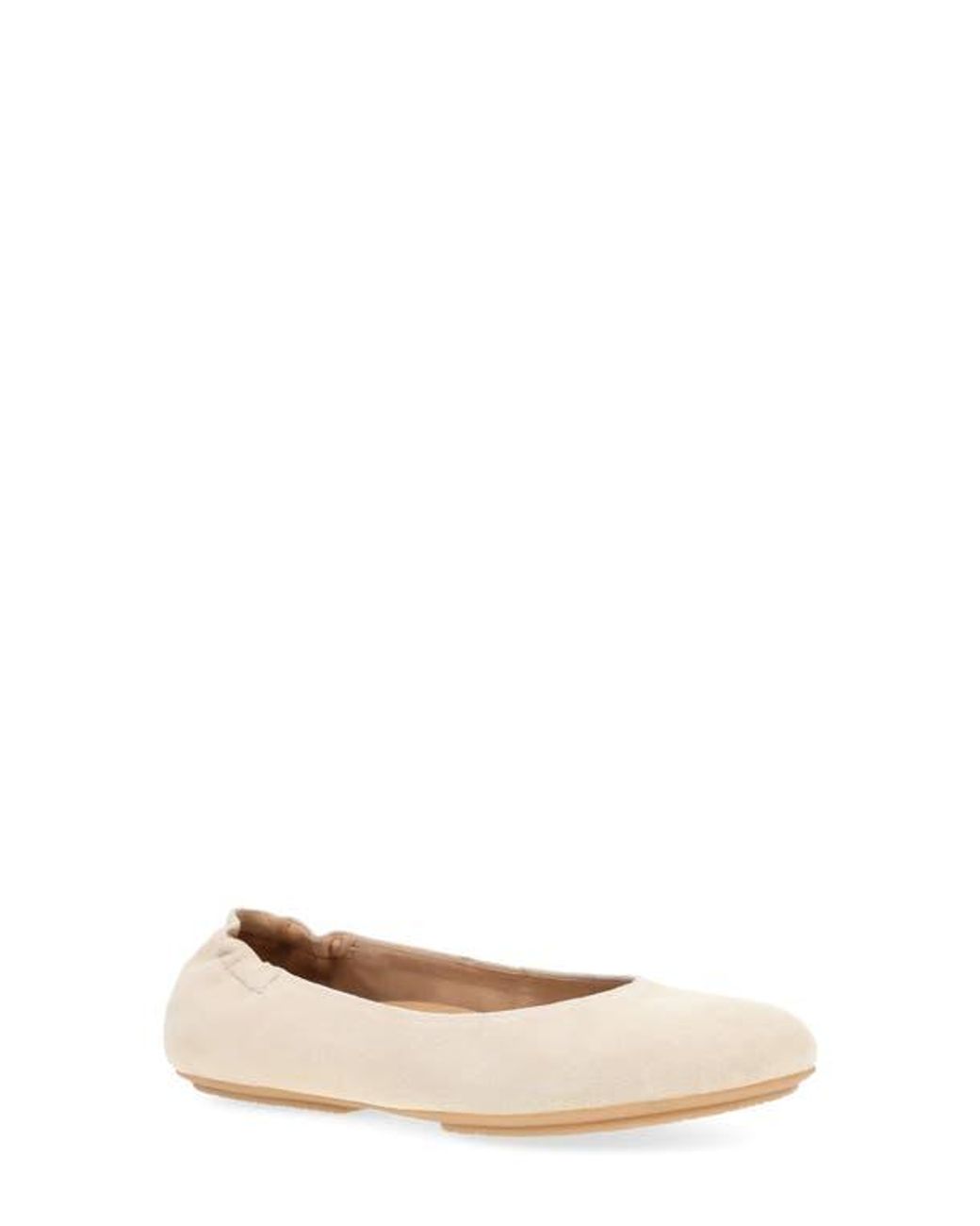 Dansko White Mollie Ballet Flat