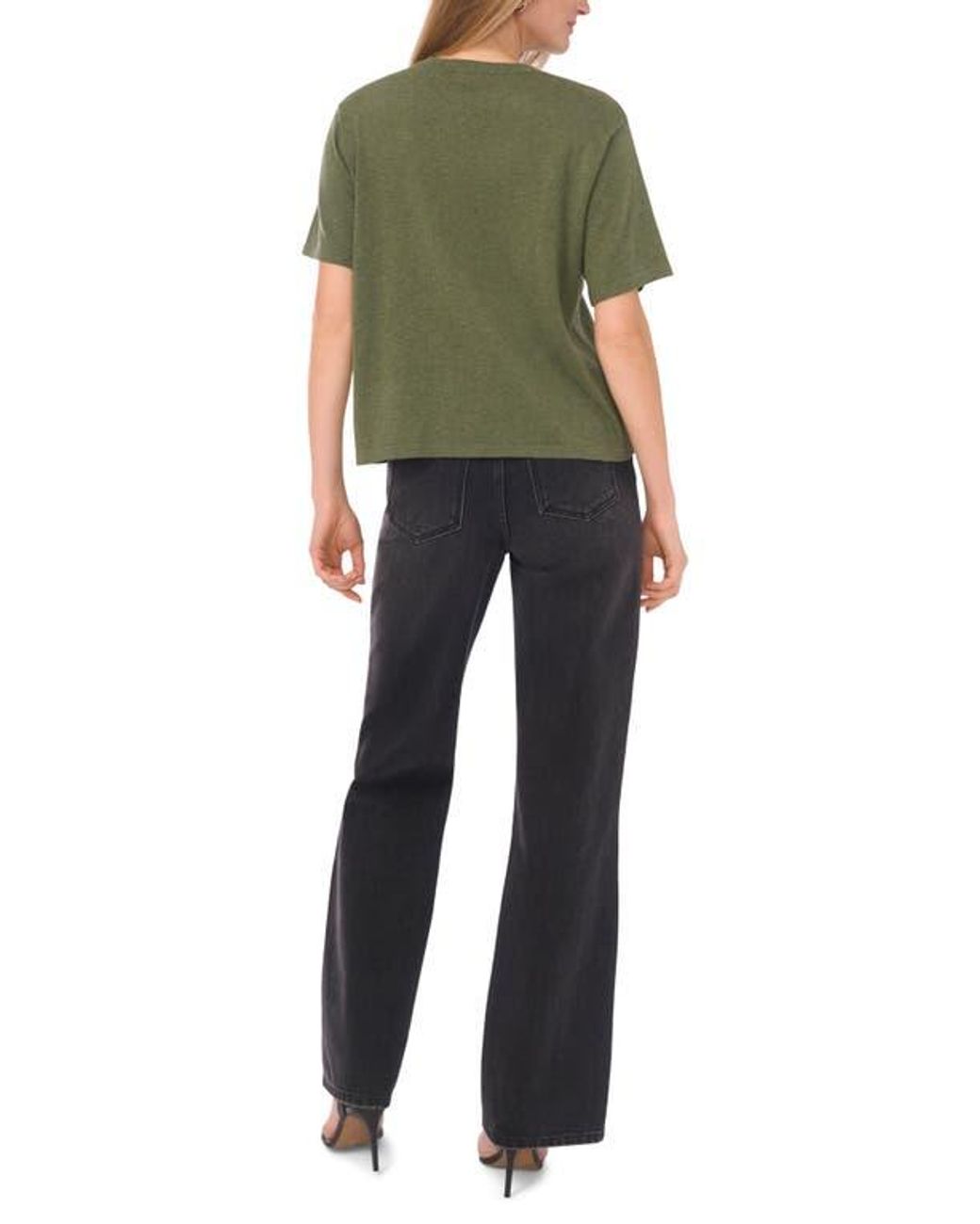 Halogen® Green Pocket T-Shirt