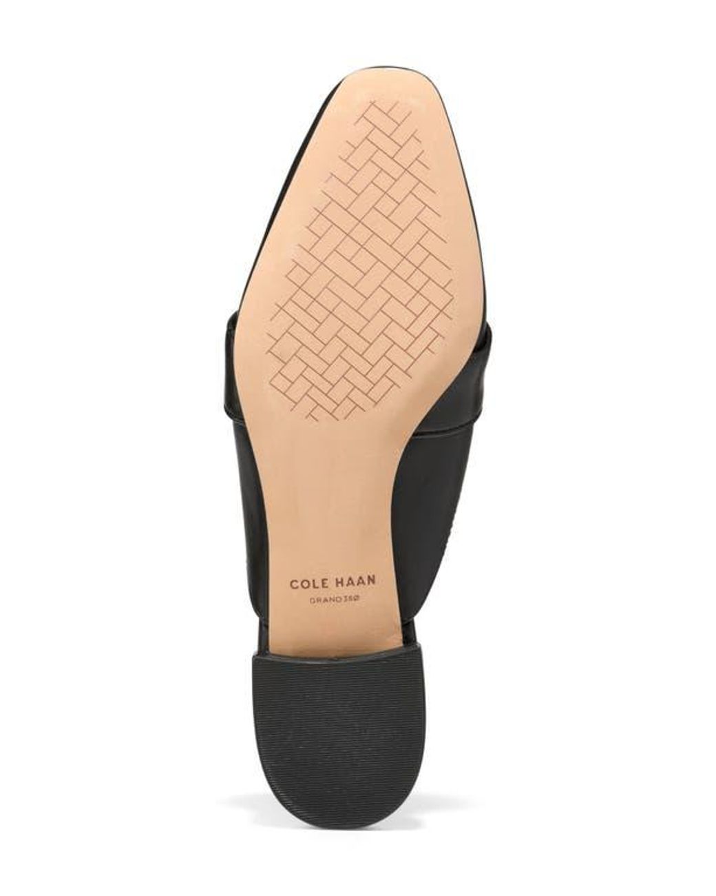 Cole Haan Black Pasha Embossed Mule