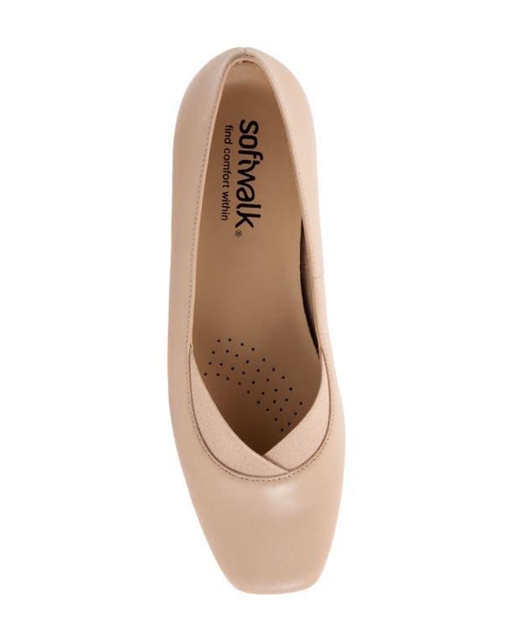 Softwalk® Brown Vianna Flat