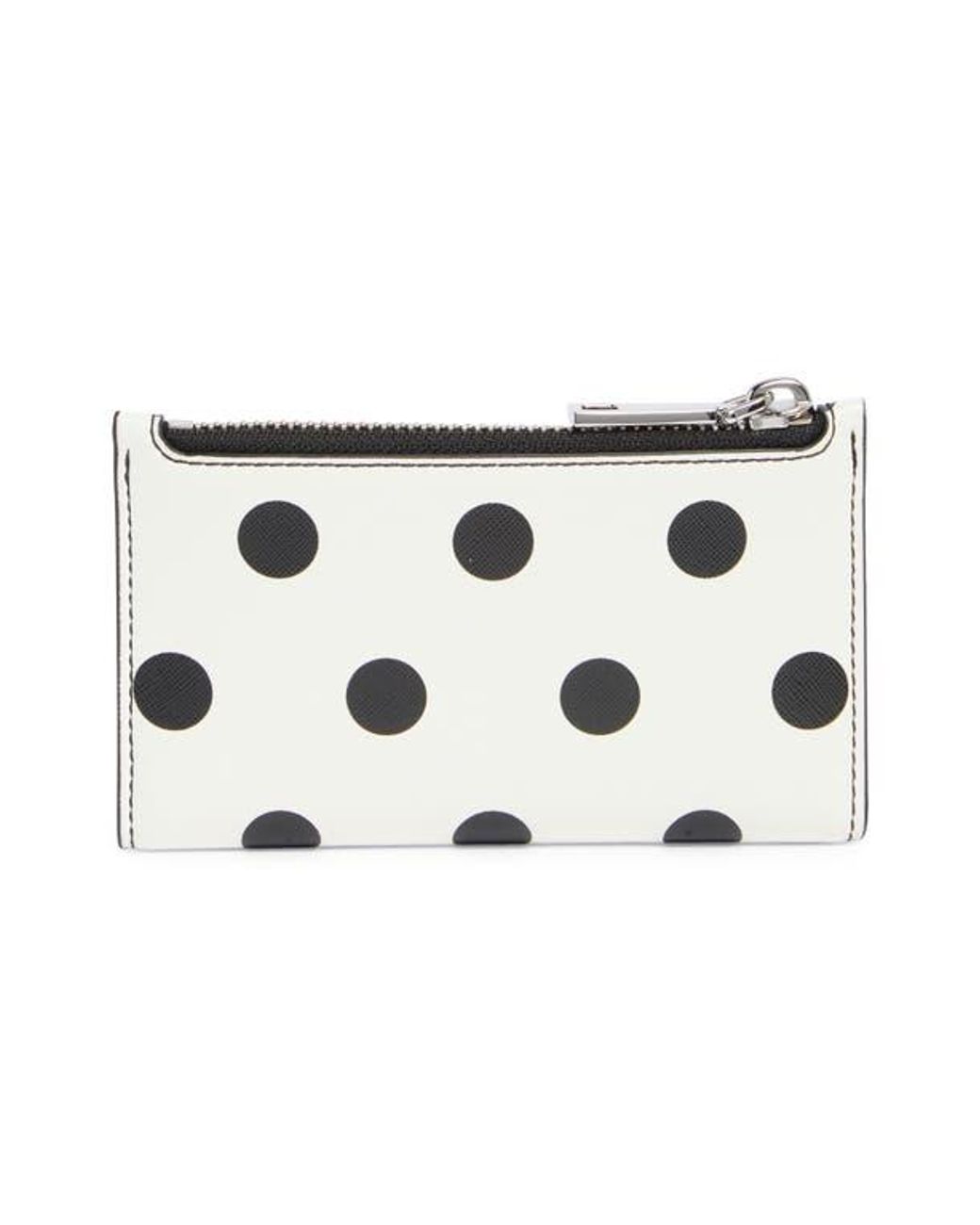Marc Jacobs Spot Medium Flat Wallet in Black | Lyst